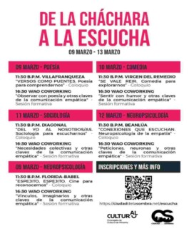 Programa de la Cháchara a la escucha 